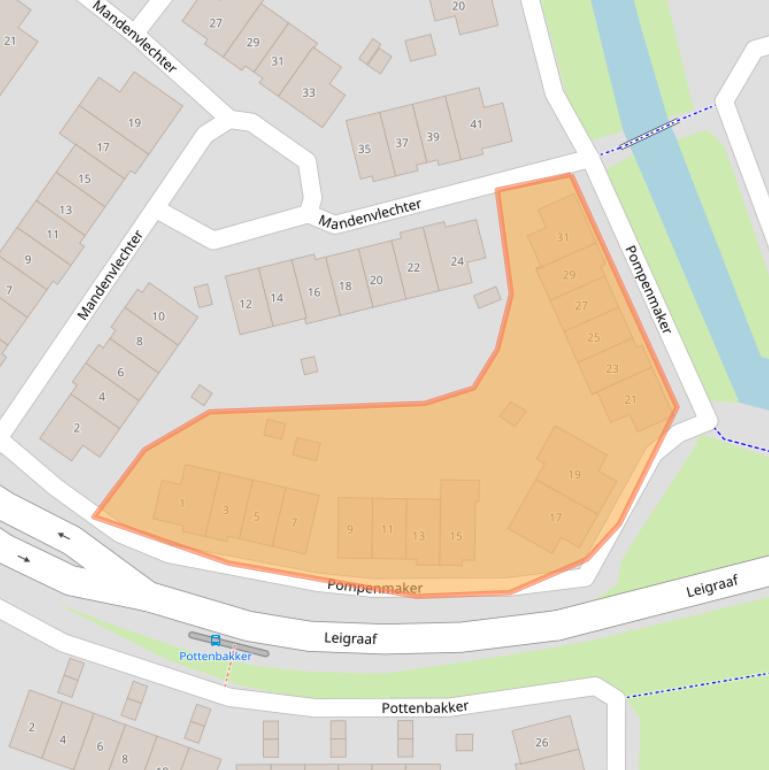 Kaart van postcodegebied 6641GH.