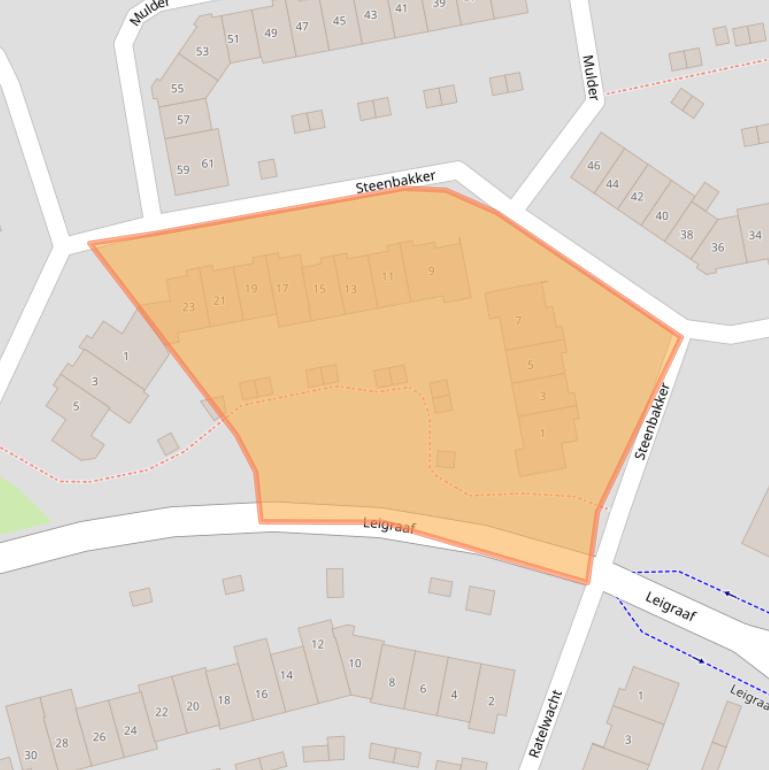 Kaart van postcodegebied 6641GK.