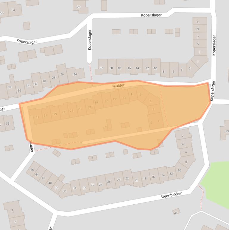 Kaart van postcodegebied 6641GM.