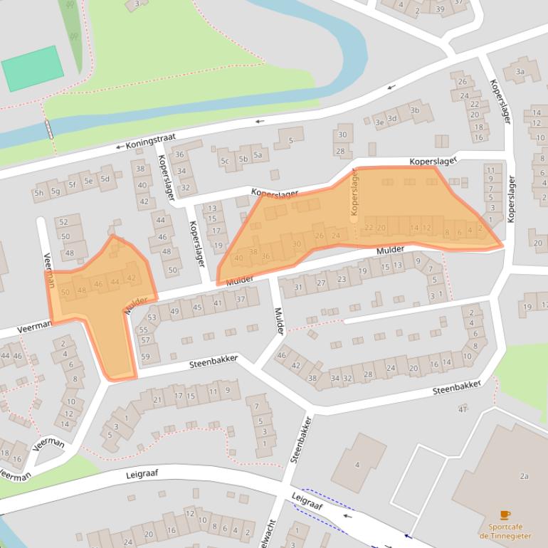 Kaart van postcodegebied 6641GP.