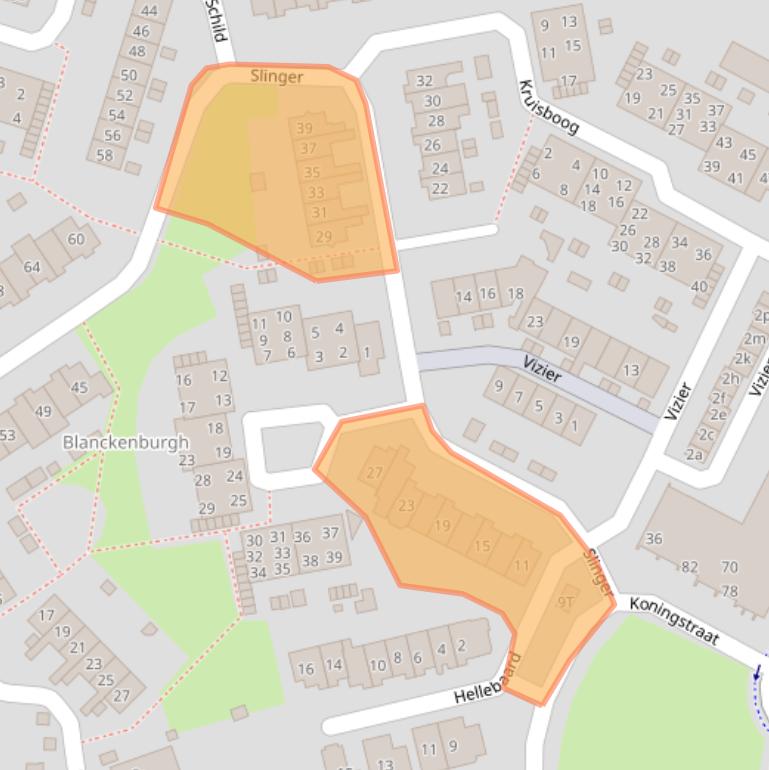 Kaart van postcodegebied 6641HA.