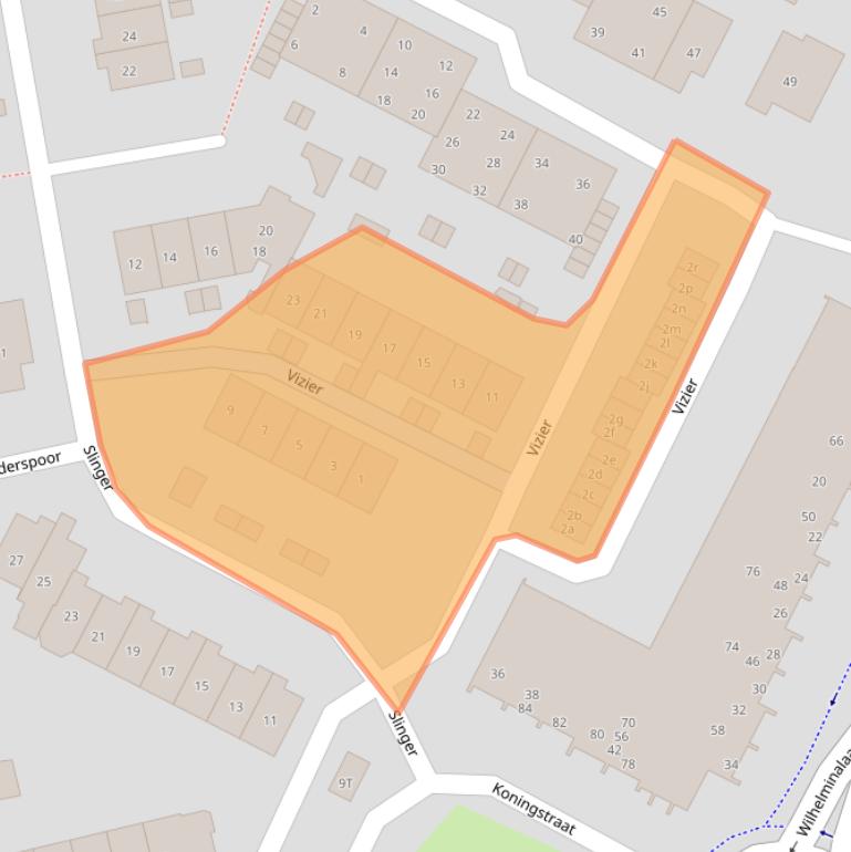 Kaart van postcodegebied 6641HJ.