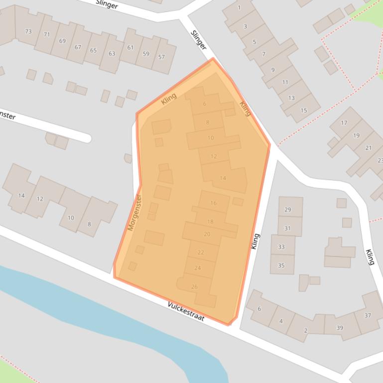 Kaart van postcodegebied 6641HT.