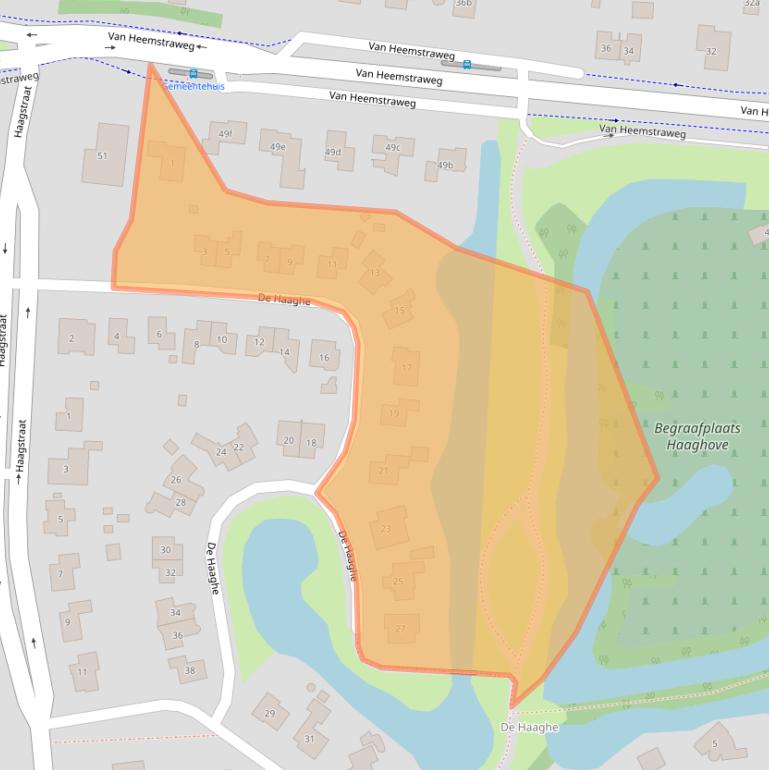 Kaart van postcodegebied 6641JA.