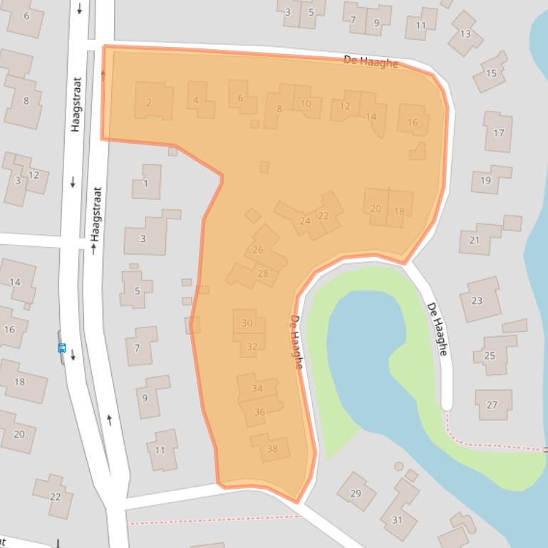 Kaart van postcodegebied 6641JC.