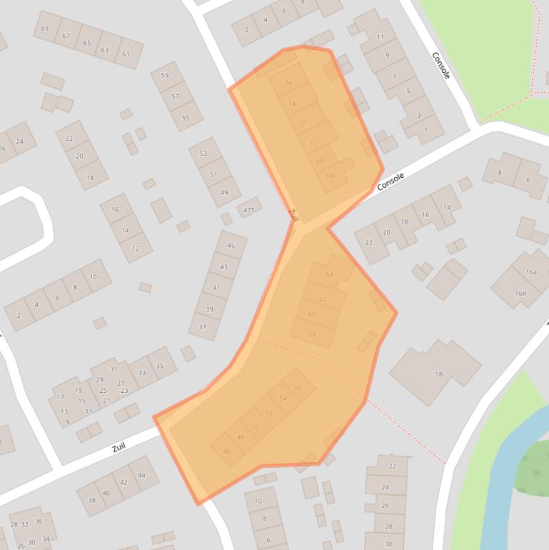 Kaart van postcodegebied 6641MH.