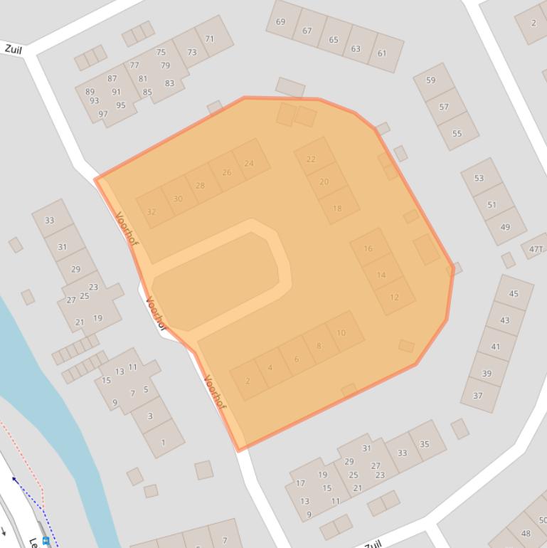 Kaart van postcodegebied 6641ML.