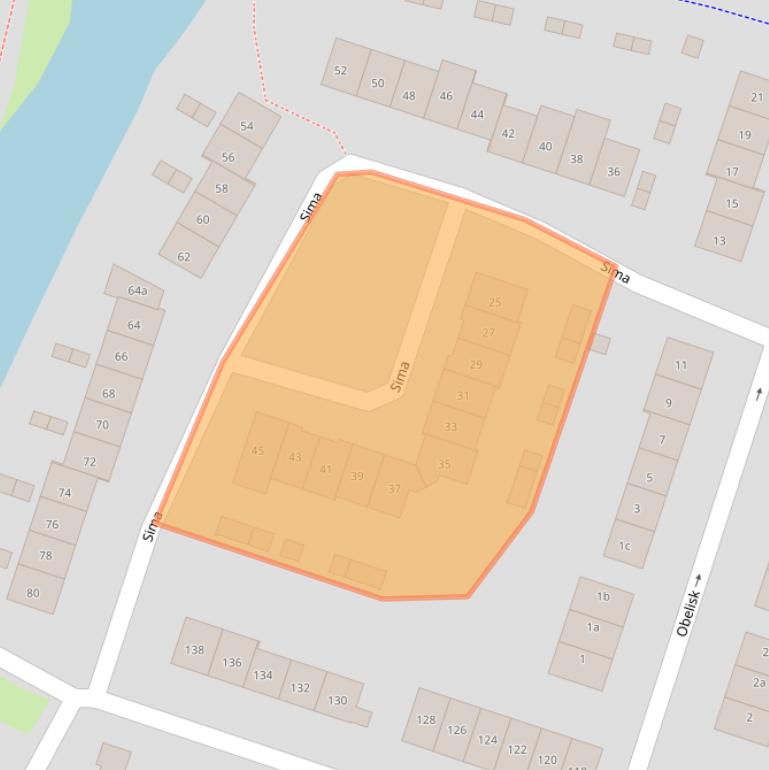 Kaart van postcodegebied 6641NK.