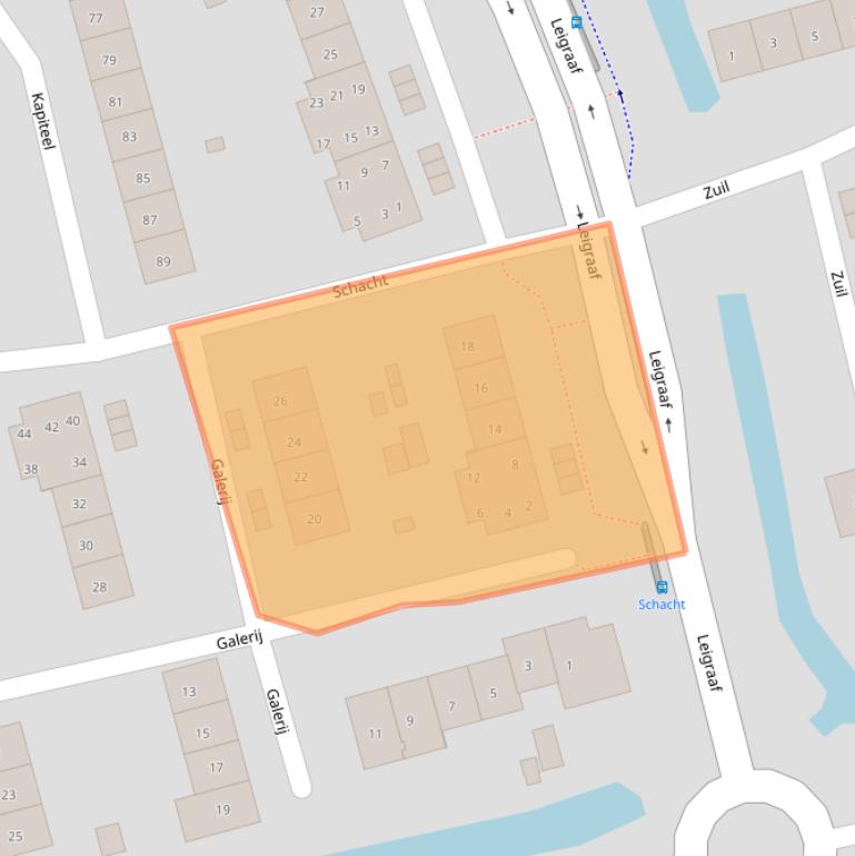 Kaart van postcodegebied 6641PB.