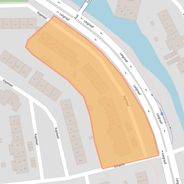 Kaart van postcodegebied 6641PD.