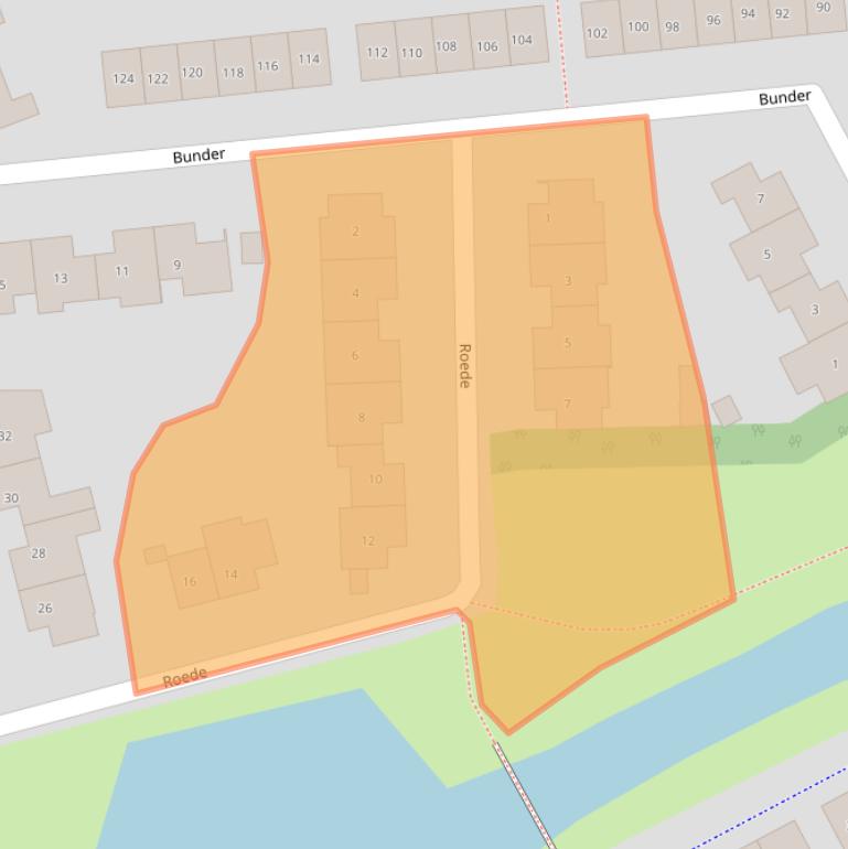 Kaart van postcodegebied 6641PN.