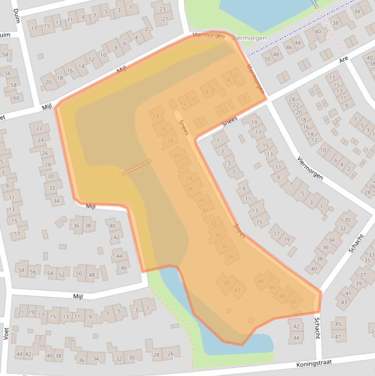 Kaart van postcodegebied 6641RL.