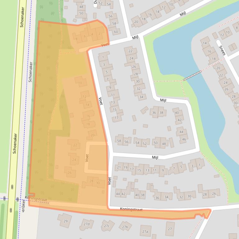Kaart van postcodegebied 6641RN.