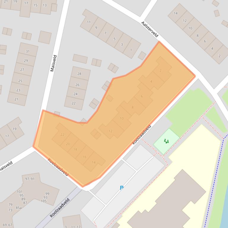 Kaart van postcodegebied 6641SX.