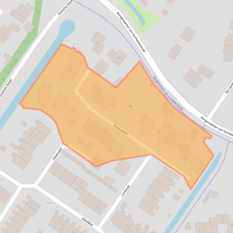 Kaart van postcodegebied 6641VL.