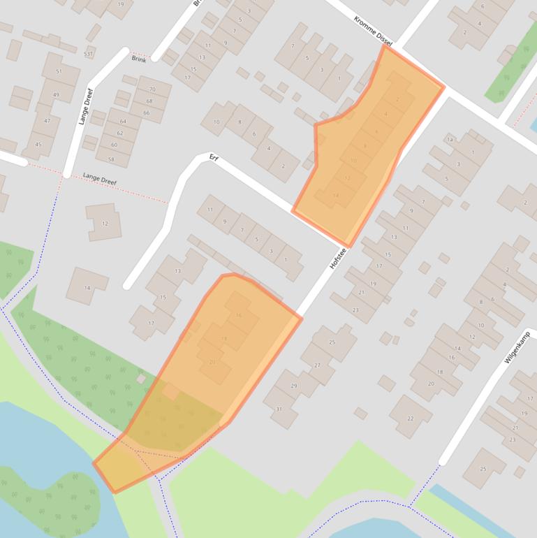 Kaart van postcodegebied 6641VP.