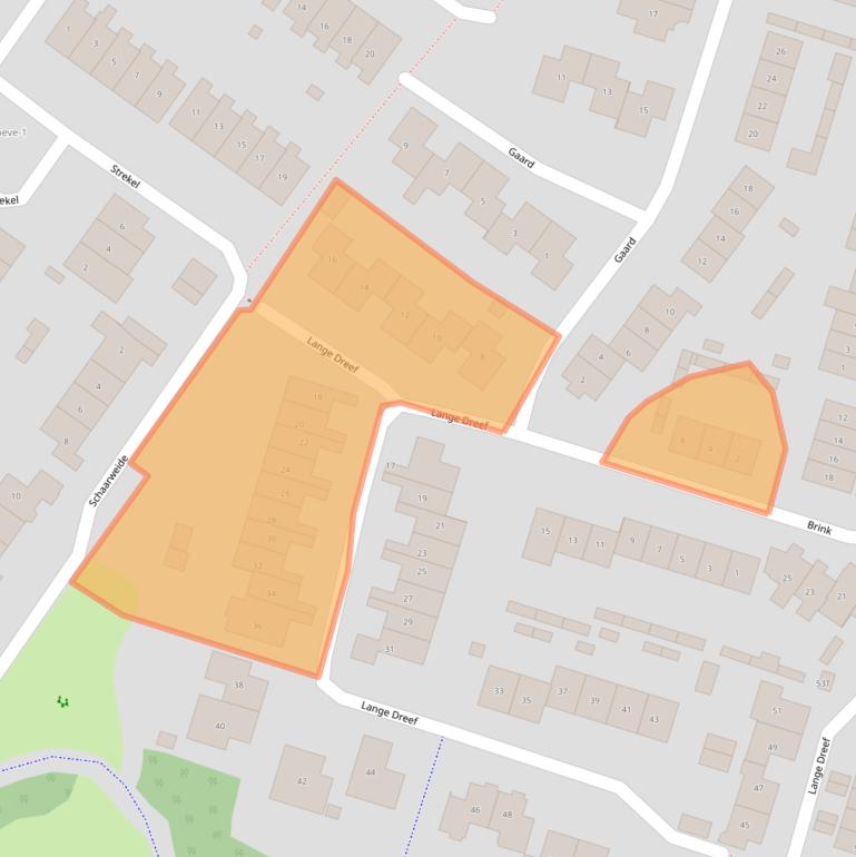 Kaart van postcodegebied 6641WL.