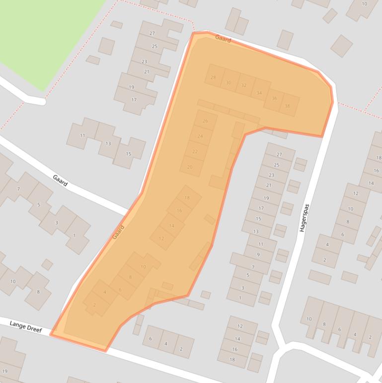 Kaart van postcodegebied 6641WP.