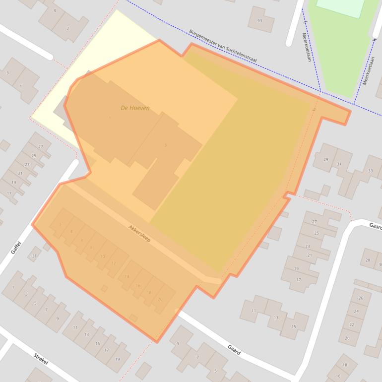 Kaart van postcodegebied 6641WR.