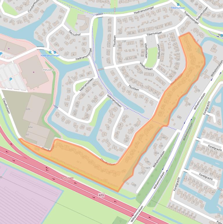 Kaart van postcodegebied 6642AE.