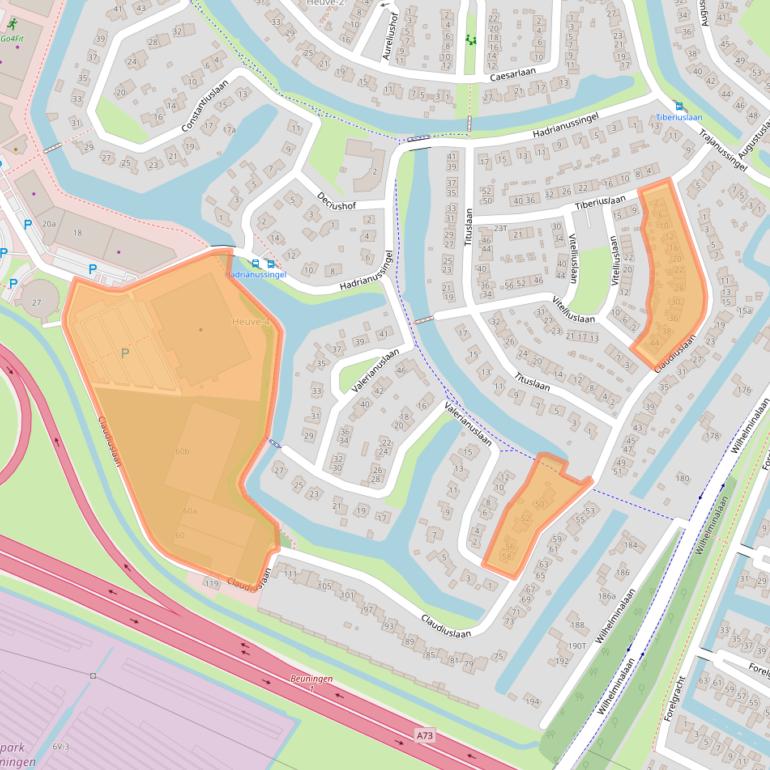 Kaart van postcodegebied 6642AG.