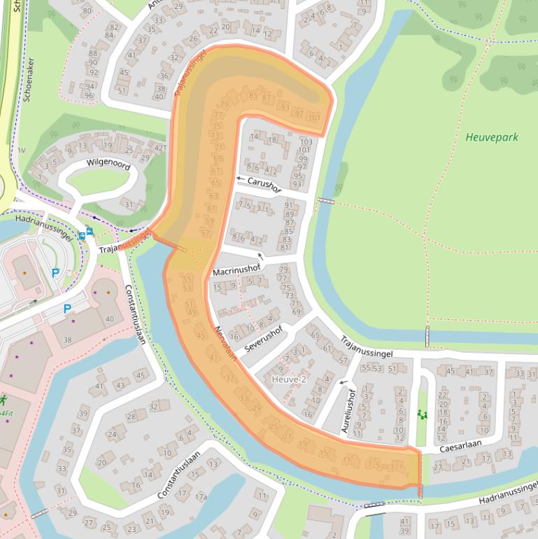 Kaart van postcodegebied 6642AK.