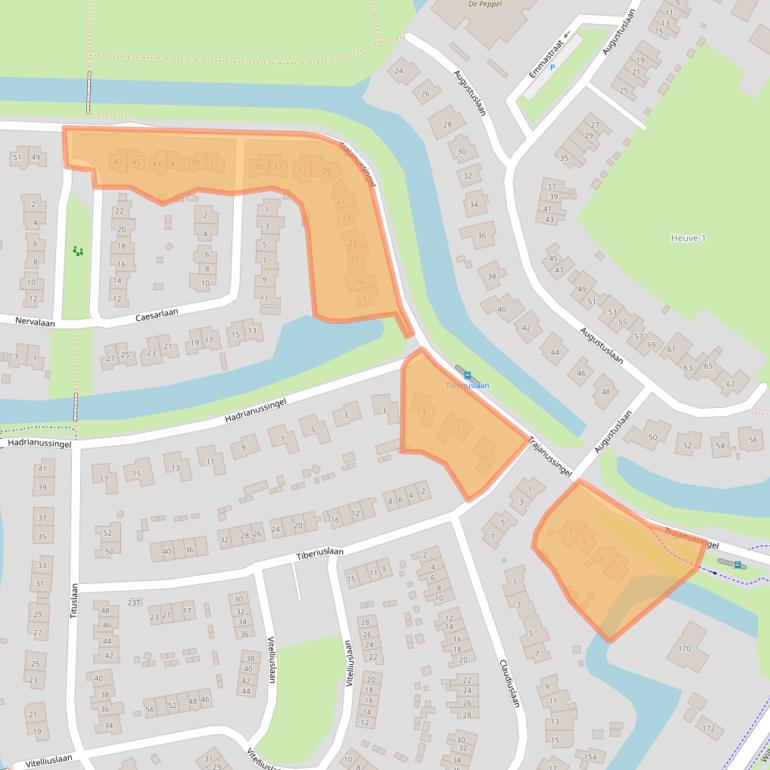 Kaart van postcodegebied 6642AS.