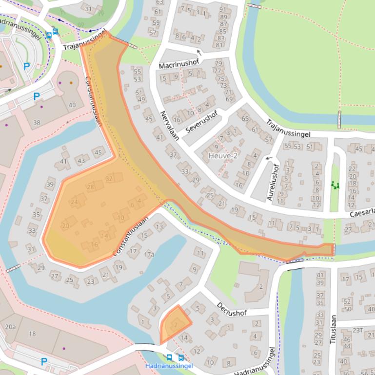 Kaart van postcodegebied 6642BS.
