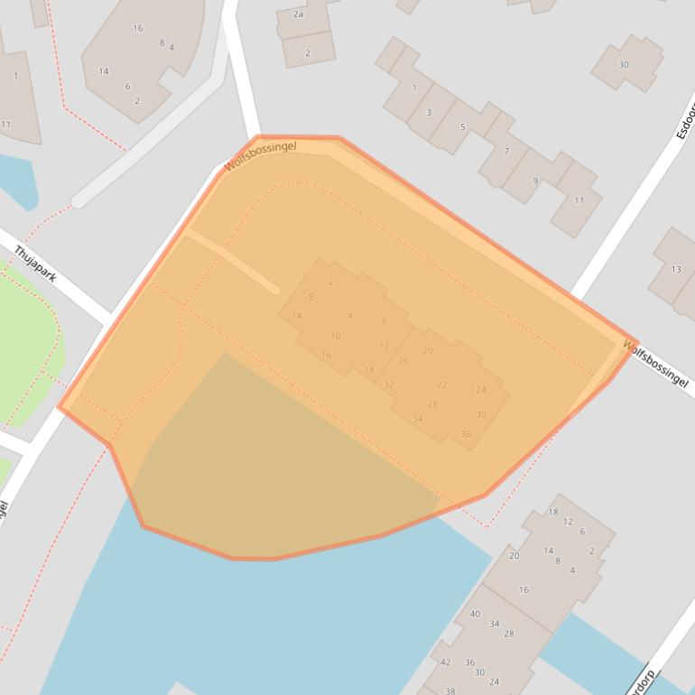 Kaart van postcodegebied 6642CN.