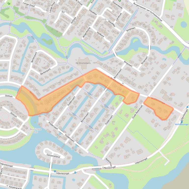 Kaart van postcodegebied 6642CP.