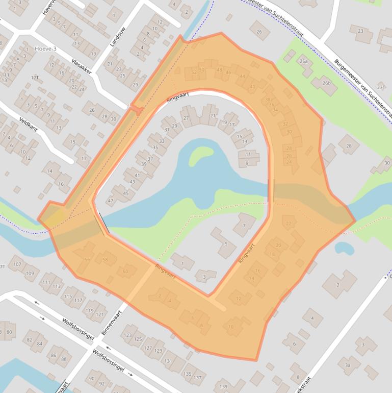 Kaart van postcodegebied 6642CS.