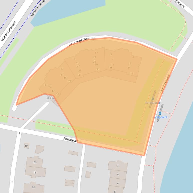 Kaart van postcodegebied 6642DA.