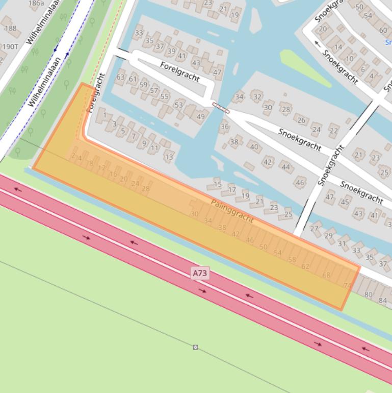 Kaart van postcodegebied 6642EG.