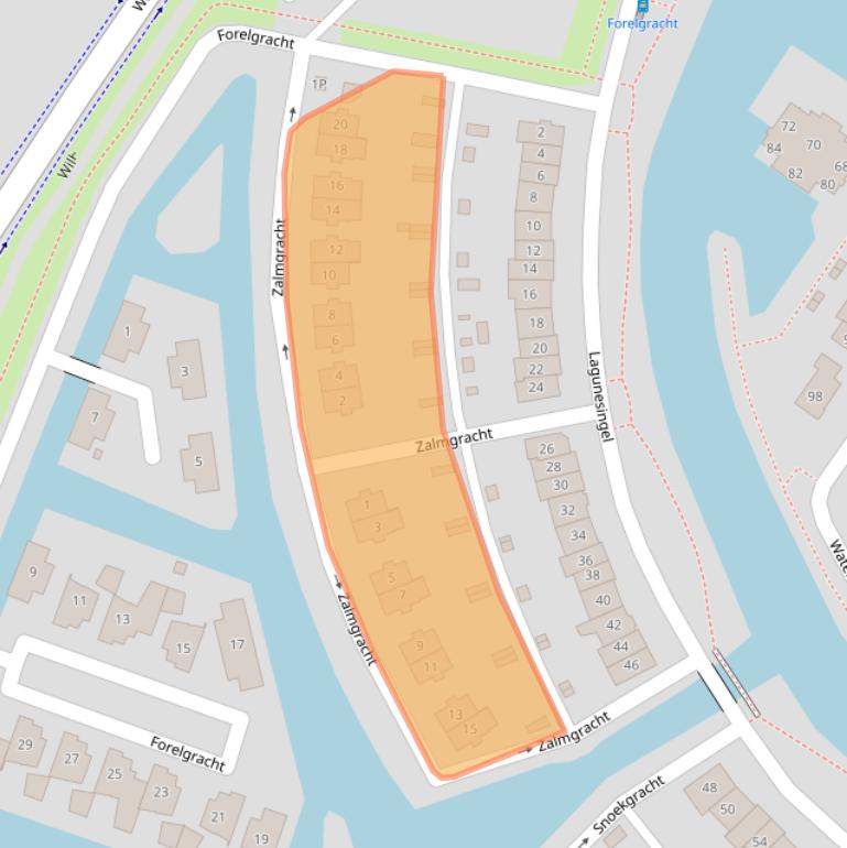 Kaart van postcodegebied 6642EJ.