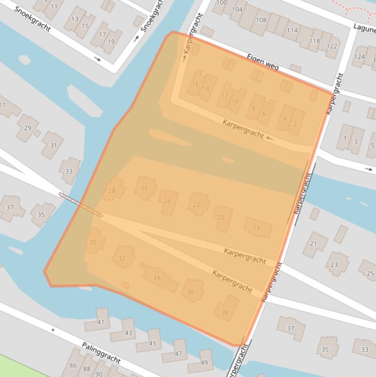 Kaart van postcodegebied 6642EN.