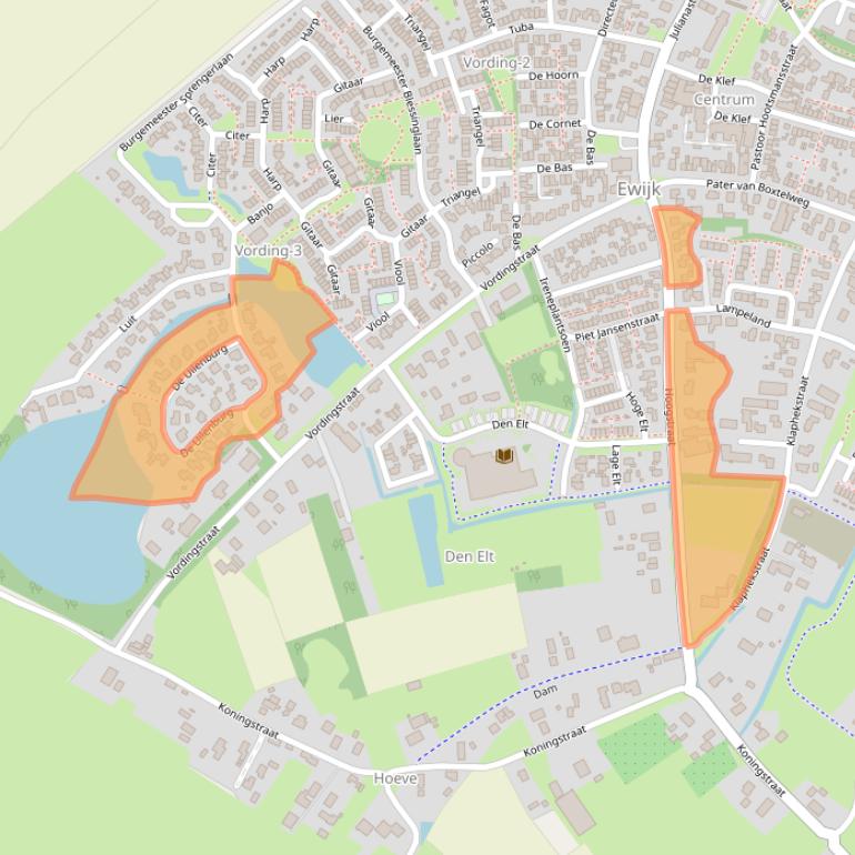 Kaart van postcodegebied 6644BS.