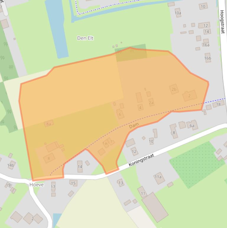 Kaart van postcodegebied 6644BV.