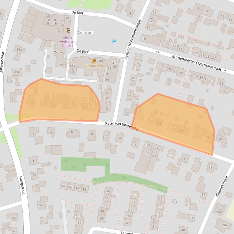 Kaart van postcodegebied 6644CA.