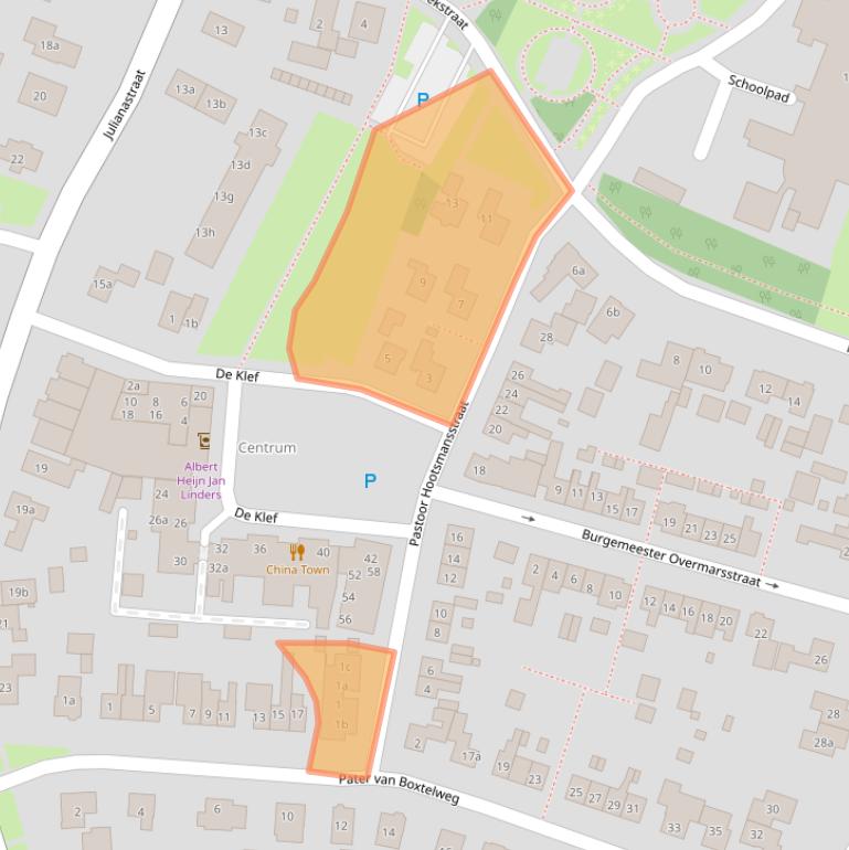 Kaart van postcodegebied 6644CC.