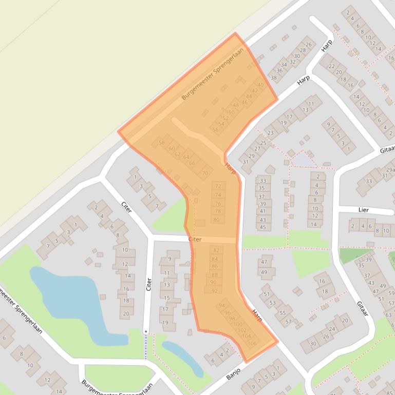 Kaart van postcodegebied 6644DJ.