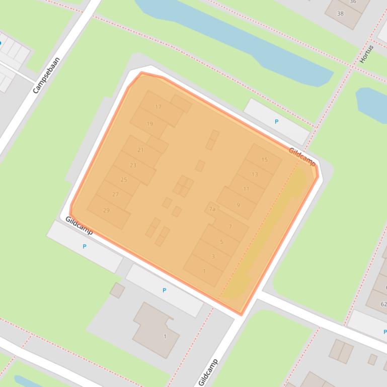 Kaart van postcodegebied 6644GM.