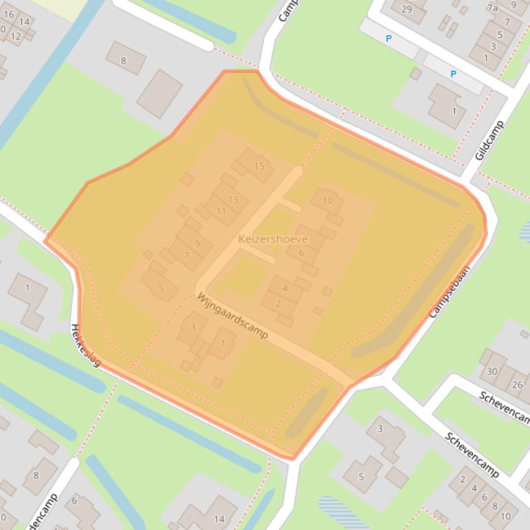 Kaart van postcodegebied 6644GR.