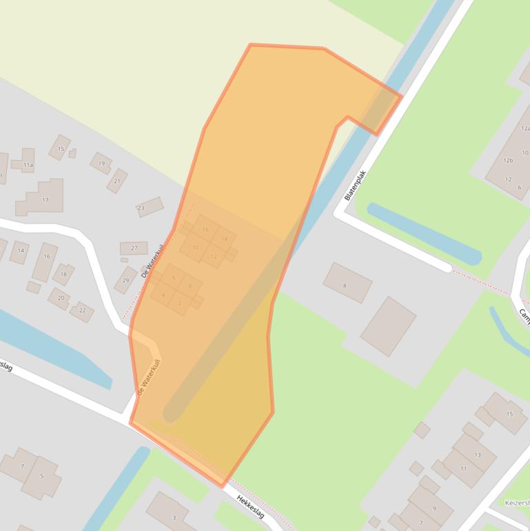 Kaart van postcodegebied 6644HA.