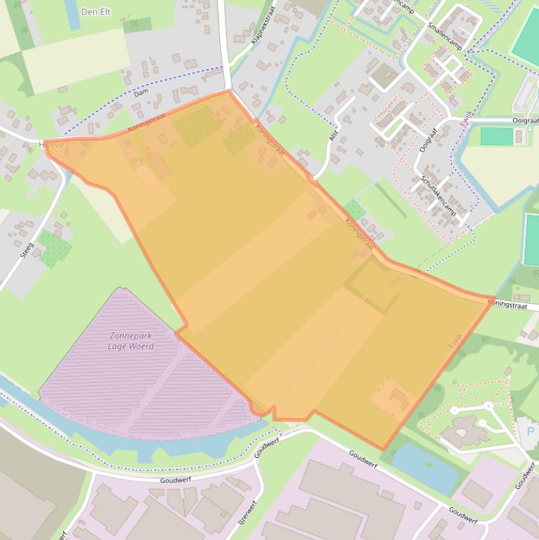 Kaart van postcodegebied 6644KH.