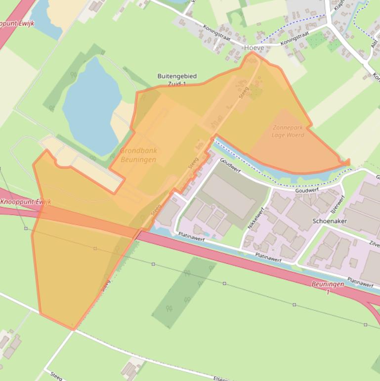 Kaart van postcodegebied 6644KN.