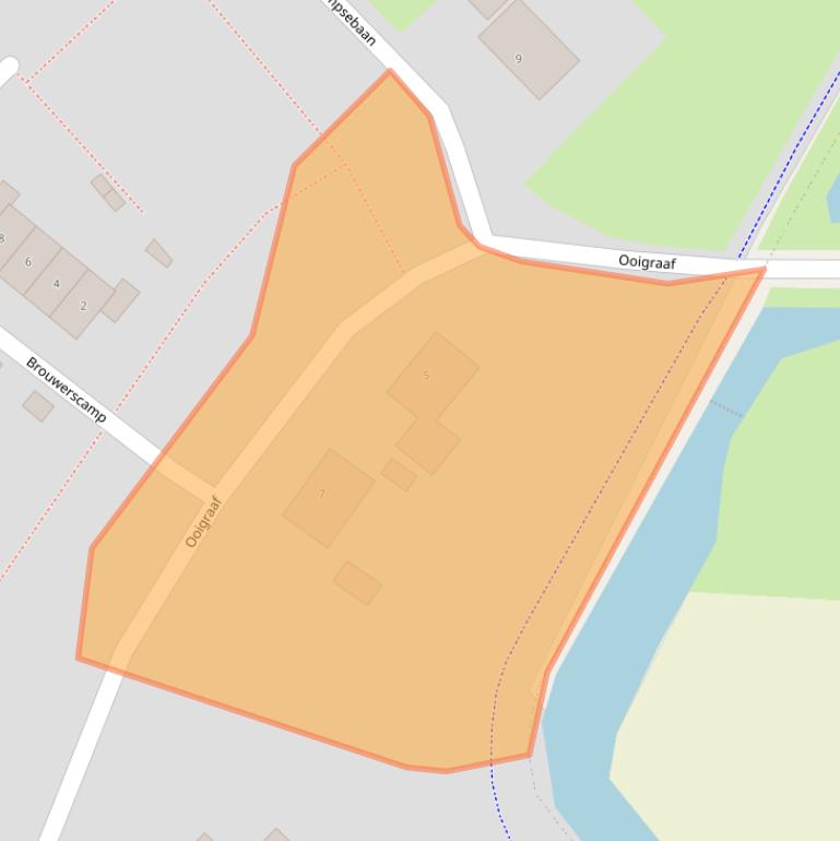 Kaart van postcodegebied 6644KW.