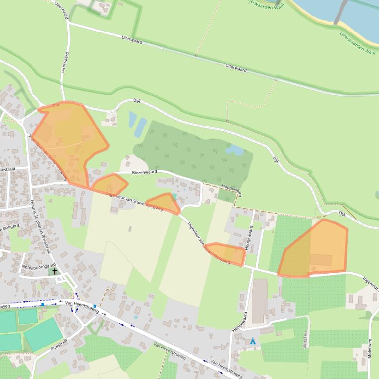 Kaart van postcodegebied 6645AC.