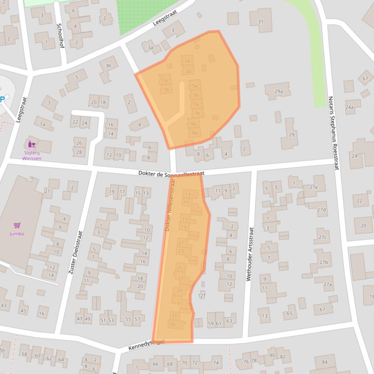 Kaart van postcodegebied 6645AP.