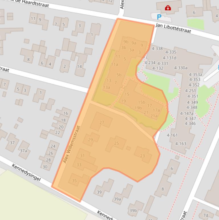 Kaart van postcodegebied 6645BH.