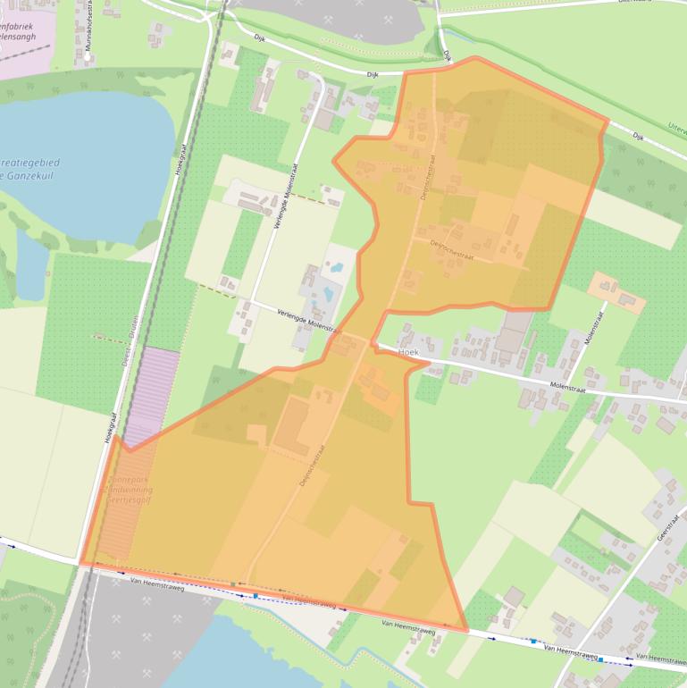 Kaart van postcodegebied 6645KC.